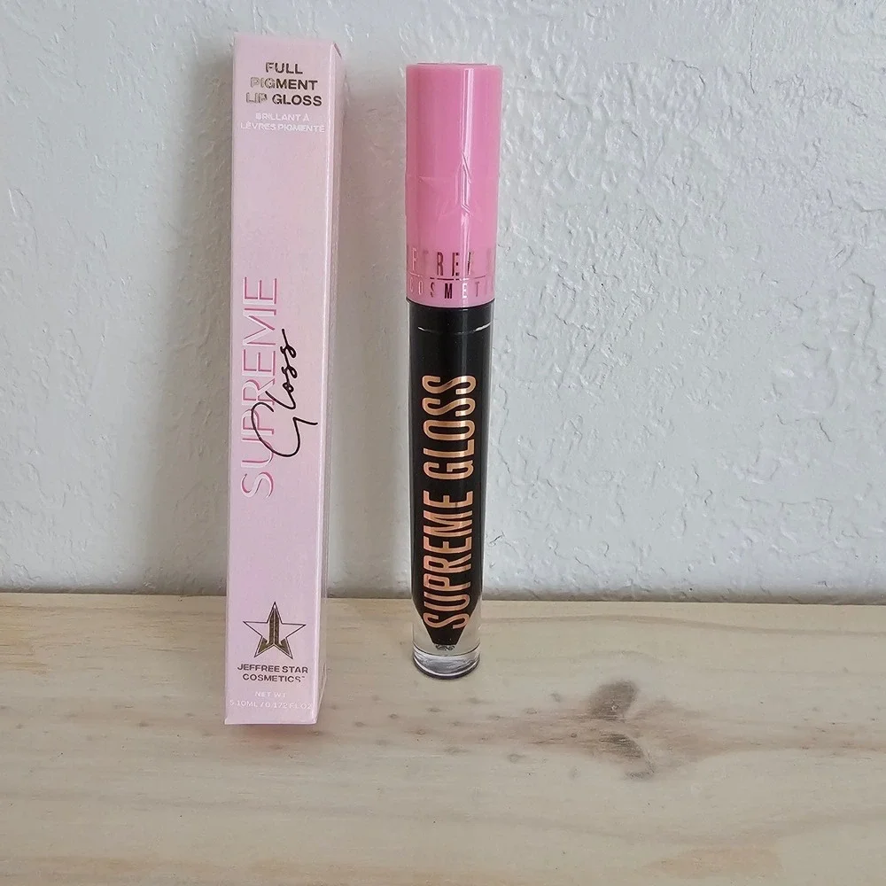 Jeffree Star Cosmetics Supreme Gloss Weirdo Black Full Pigment‎ Lip Gloss NEW